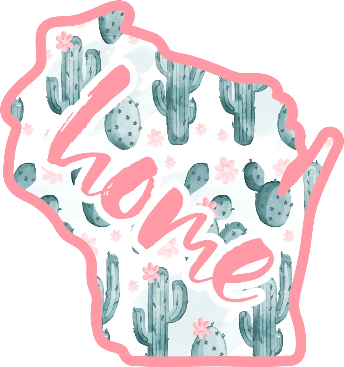 #102 Cactus Home/All 50 States Available Graphic T-shirt