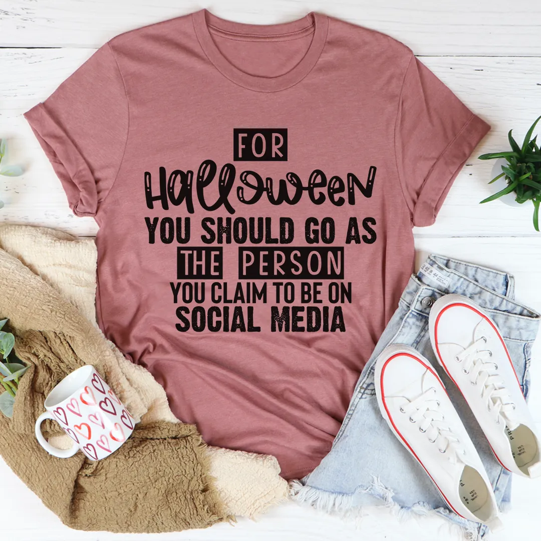 Graphic T-Shirts For Halloween You Should Go As Tee