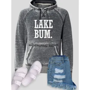 Lake Bum Vintage Hoodie