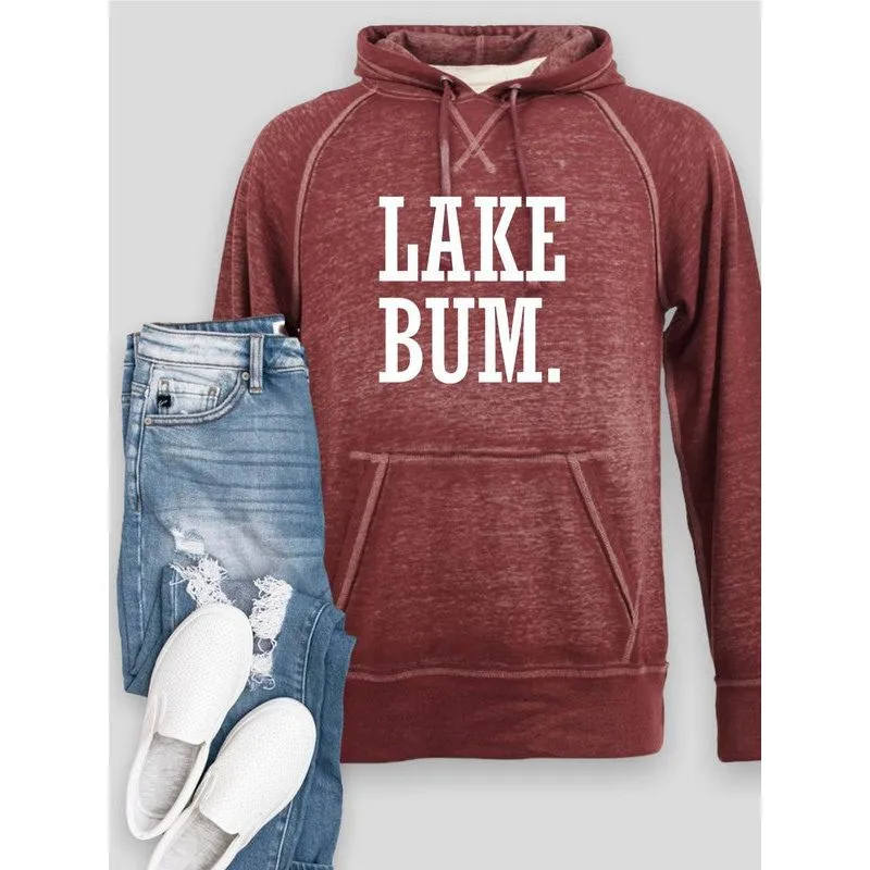 Lake Bum Vintage Hoodie