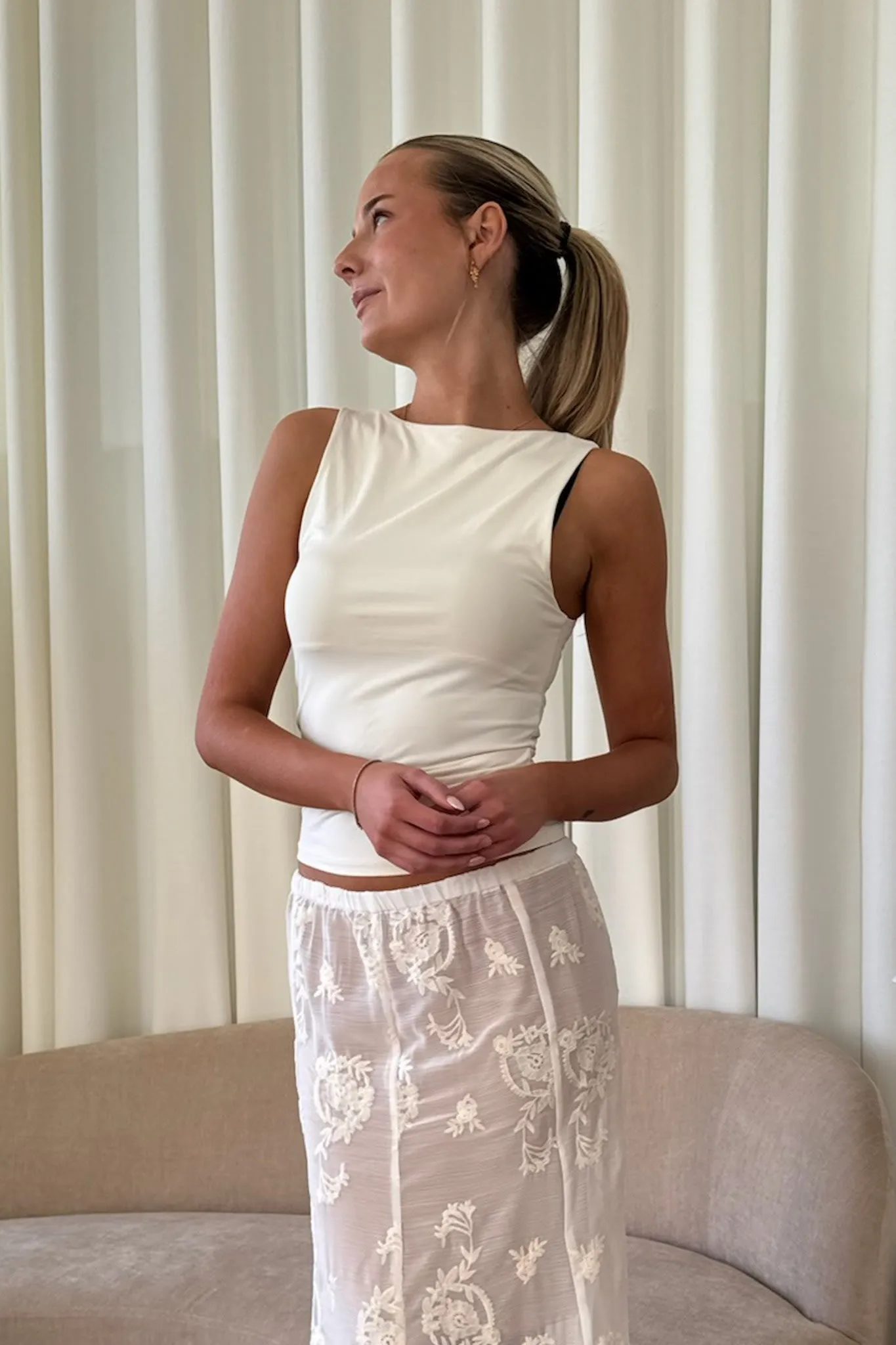 ONLEa Fit Top - Hvid