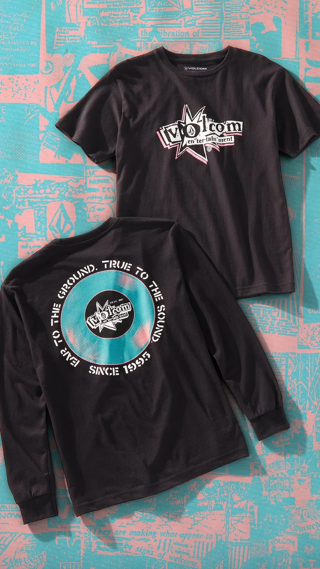 Volcom Ent T-Shirt - BLACK - (KINDER)